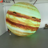 Ballon gonflable sphérique bleu planète galaxie, thème océan, grande boule spatiale pour la décoration de fêtes et de scènes