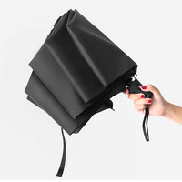 Parapluie de Plage Pliant Automatique à Logo Personnalisé, Simple Couche, Pliage en 3, Design Moderne, Prix Bas, Revêtement Anti-UV