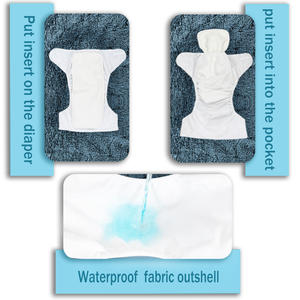 Couches lavables écologiques en tissu pour nouveau-né, couvre-<span class=keywords><strong>couche</strong></span> <span class=keywords><strong>lavable</strong></span> - Product Image 3