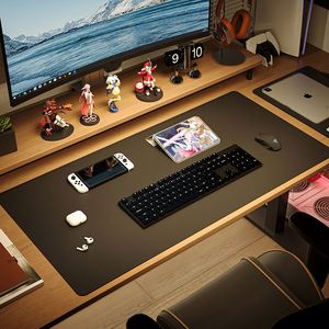 In Stock Leather Oversized <b>Computer</b> <b>Desk</b> Mat for Office Table and Keyboard Use Eco-Friendly Customizable Table Game Mat - Product Image 1