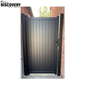 Cancello Pedonale da Giardino Moderno in Alluminio Verniciato a Polvere da 6 Piedi con Design Personalizzato OEM Premium e Servizio di Modellazione 3D - Product Image 1