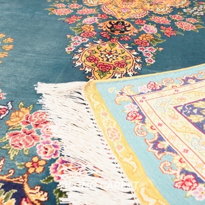 4x6ft nhung rug Ba Tư vải etsy giá trị Trung Quốc làm cho giá chăm sóc thảm lụa - Product Image 6