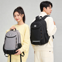 Nouveau Sac à Dos Ordinateur Unisexe Grande Capacité Simple Polyvalent pour Étudiants et Professionnels Tendance Décontracté en Polyester