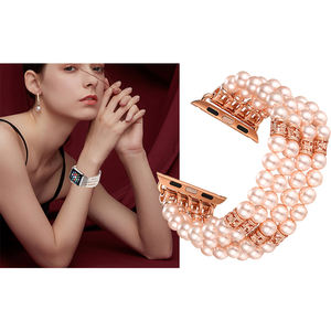 <span class=keywords><strong>Bracelet</strong></span> de bijoux pour femmes <span class=keywords><strong>Bracelet</strong></span> de perles pour filles <span class=keywords><strong>Bracelet</strong></span> élastique de luxe pour <span class=keywords><strong>Apple</strong></span> <span class=keywords><strong>Watch</strong></span> Ultra 8 49mm iWatch 8 7 3 SE 38/40/41/44/45mm - Product Image 6
