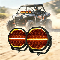 Par de Luces LED de 9 Pulgadas para ARB AR40S Lightforce HTX2 Bushranger NHT215 4x4 Todoterreno