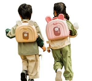 Mochila Escolar Impermeable con Diseño 3D Geométrico de Conejo Eva, Personalizada, Única y Linda, para Niños Menores de 21L - Product Image 1