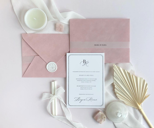 Sang trọng thanh lịch Lụa Thư mục đích letterpress lời mời đám cưới ren lấy cảm hứng từ hoa lời mời với vellum bellyband - Product Image 2