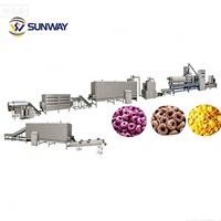 Machine d'extrusion de flocons de maïs à fonctionnement stable pour flocons de petit-déjeuner et flocons de céréales entières