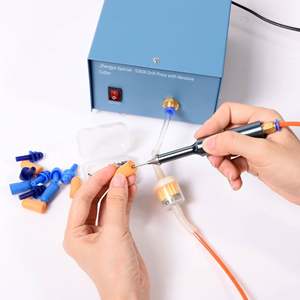 Máquina de transferencia de diamantes de imitación portátil para fijación ultrasónica de prendas, plantillas y joyería - Product Image 5