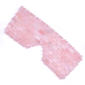 <span class=keywords><strong>Masque</strong></span> <span class=keywords><strong>oculaire</strong></span> en Quartz Rose naturel, véritable pierre, sommeil, beauté anti-âge, Jade, avec visage, meilleure vente 100 - Product Image 1