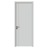 Portes intérieures en bois les plus vendues pour maisons modernes, porte en bois avec cadre pour maisons