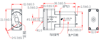 350 mmHg 3v dc basse pression Mini pompe à air intelligente dc mini pompe à air