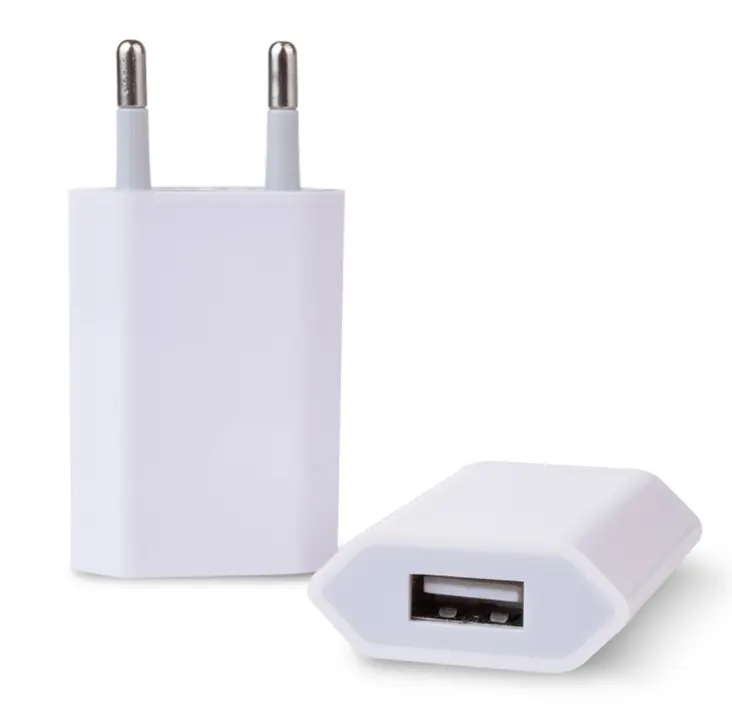 Original 5W EU Plug AC Plug Travel USB Wall Charger A1400 Power Adapter USB Charger For iphone 6 6s 7 8 Plus