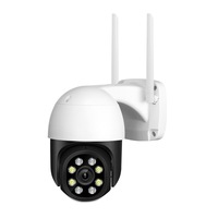 Caméra de sécurité extérieure sans fil PTZ 2MP, étanche, 360° °   Caméra de surveillance intelligente à vision nocturne HD avec couverture panoramique