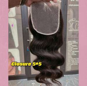 Hd 2x6レースクロージャースイスレースストレートブラジル100% 人間の生毛2x6クロージャー透明トップレース - Product Image 3