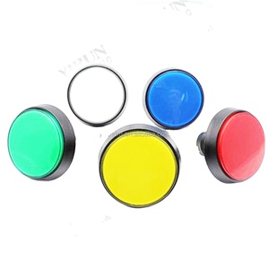Large 60mm 100mm Arcade <strong>Push</strong> <strong>Button</strong> Switch for <strong>Game</strong> Accessories &amp; Machine Control - Product Image 1