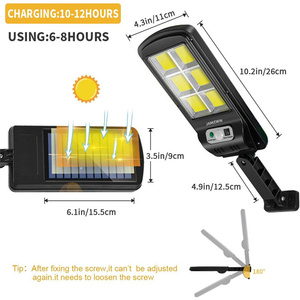 Lampada <span class=keywords><strong>Solare</strong></span> da Esterno a LED con 3 Modalità di Illuminazione, IP65 Impermeabile, Risparmio Energetico, Sensore di Movimento, Dimmerabile, CRI 90 - Product Image 3
