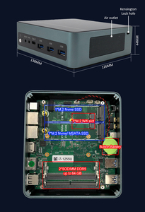 <span class=keywords><strong>Cyberpower</strong></span> PC Intel i7-1255U i5-1235U i3-1215U Ubuntu Mini PC Windows 11 Pro Double DDR5 RAM jusqu'à 64 Go - Product Image 6