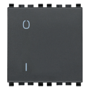 Push <b>Button</b> Switch 2P 16AX 2M Grey 5.1x4.3x5.3mm - Product Image 1