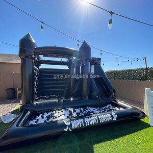 GMY gonfiabili gonfiabile <span class=keywords><strong>nero</strong></span> casa di rimbalzo con scivolo Infantiles Infantiles <span class=keywords><strong>castello</strong></span> gonfiabile con la sfera Pit per i bambini <span class=keywords><strong>del</strong></span> partito - Product Image 5