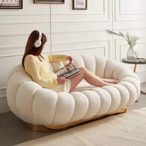 Nouveau design, chaise de salon en cachemire de citrouille à bas prix - Product Image 1