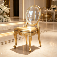 Chaises de salle à manger Royal Louis en résine durable pour location de mariage – Chaise d'hôtel moderne, écologique, luxueuse et confortable
