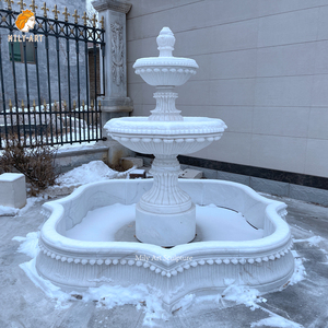 बिक्री के लिए आउटडोर यूरोपीय शैली उद्यान संगमरमर पानी का फव्वारा - Product Image 6