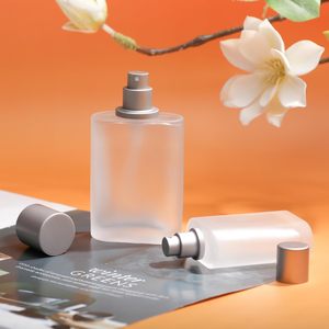 30ml 50ml 100ml phẳng Frosted <span class=keywords><strong>Glass</strong></span> Nước hoa bơm phun bơm bơm lại rỗng <span class=keywords><strong>Atomizer</strong></span> Chất lượng cao chai thủy tinh - Product Image 5
