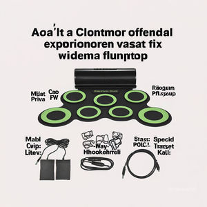 Kit de tambor enrollable electrónico digital de tamaño compacto portátil - Product Image 4