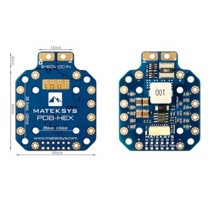 Mateksys PDB-HEX 12S 6 ~ 60V <span class=keywords><strong>DC</strong></span> đầu vào 5A điều chỉnh cho RC FPV bay không người lái - Product Image 3