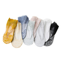 Vente chaude Dentelle À Volants Chaussettes Invisibles D'été Sexy Dames Blanc Bas De Soie Chaussettes Transparentes