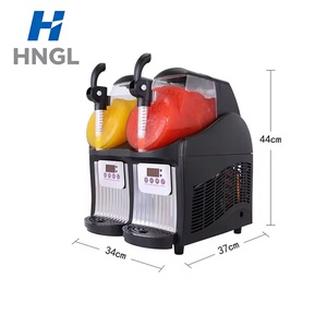 Machine à slush commerciale à deux cylindres pour salons de thé, usage domestique, distributeur de jus et de cola à double cylindre, vente en gros, glace rapide - Product Image 2