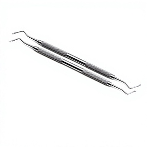 Raspador Dental Profesional de Acero Inoxidable, Instrumento Periodontal de Doble Extremo, Sonda de Higiene Bucal, Explorador Dental para Dentistas - Product Image 6