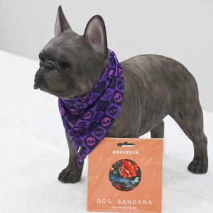 Bandana de Noël pour animaux de compagnie, personnalisable, plusieurs couleurs, écharpe réversible en tissu doux pour <span class=keywords><strong>chien</strong></span>, avec <span class=keywords><strong>chouchou</strong></span> assorti - Product Image 2