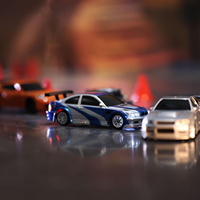 Mini voiture de drift RC 1/43 avec éclairage contrôlable, modèle de voiture de sport haute vitesse, jouet de course pour enfants, cadeau pour garçon
