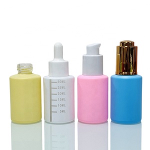 ขวดแก้วเซรั่มแบบหยดพร้อมหัวปั๊มสีขาว ขวดแก้วใสแบบกดหัวปั๊มพร้อมหัวหยด ขนาด 30 มล. - Product Image 2