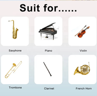 Microphone pour instrument à vent IM81, double basse, hypercardioïde, mini, portable, pour saxophone, violon, micro à condensateur, piano, cor
