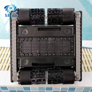 2025 nettoyeur de piscine robotique sans fil à moteur à couronne d'eau aspirateur ABS à forte aspiration pour piscines plates hors sol - Product Image 6