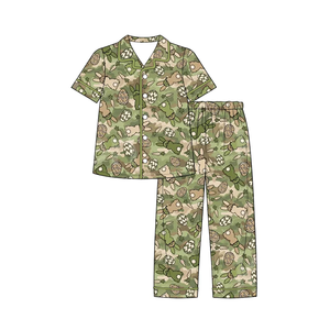 Nuevo Diseño de Ropa a Juego para Niños con Estampado de Conejo de Pascua, Pijamas de Primavera para Niños - Product Image 2