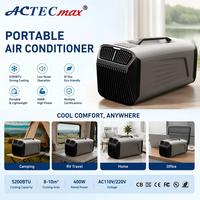Refroidisseur AC convertible de voyage R134a/R290 AC.699.013 AC110V AC220V 400W climatiseur de tente portable 5200BTU 8-10m chambre froide