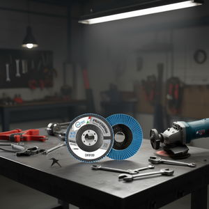 Disque à lamelles professionnel Fervi DF8100, disque abrasif sans fer, fabrication italienne - Product Image 2