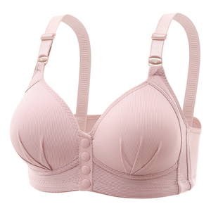 Soutien-gorge d'allaitement transfrontalier spécial grande taille à fermeture avant, sans armatures, à effet push-up, bonnets fins, en Spandex/<span class=keywords><strong>Nylon</strong></span> - Product Image 2