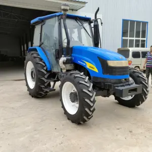 Kaliteli yeni tarım makineleri Holland çiftlik tekerleği sürücü satılık online kullanılan traktör