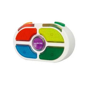 미니 7 버튼 교육 장난감 어린이 사고 및 실용적인 기술 다채로운 따라 빛 메모리 Whack-a-mole 게임 기계