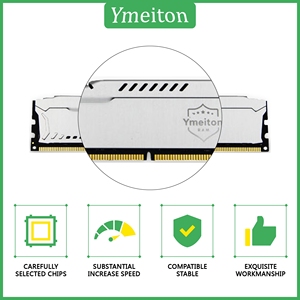 Ymeiton 2Pcs DDR4 Desktop Memory <b>Stick</b> D4 4G 8G 2666/3200Mhz Universal <b>PC</b> Computer Memoriam Card 288-Pin Ymeiton 2Pcs DDR4 Deskt - Product Image 2