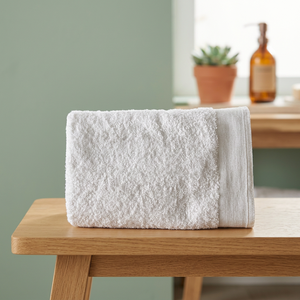 Serviette de toilette en coton blanc doux de haute qualité, écologique, à séchage rapide, tricotée, absorbante, de luxe, pour usage hôtelier, vente en gros, exportation - Product Image 2