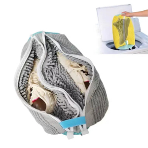 Sac de lavage pour chaussures (1 paire) pour lave-linge et sèche-linge, nettoyage amélioré, prix de gros usine, différentes tailles, pour machine à laver les chaussures - Product Image 1