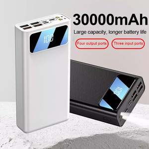 Batterie externe en gros avec 4 sorties USB, 30000 mAh et écran numérique - Product Image 3