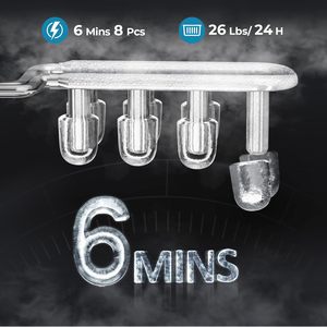 <span class=keywords><strong>2025</strong></span> Máy Làm Đá Viên Đạn mới công suất 1,2L 8 khối 6 phút 26lb/ngày nhỏ cầm tay tiết kiệm năng lượng tối - Product Image 3