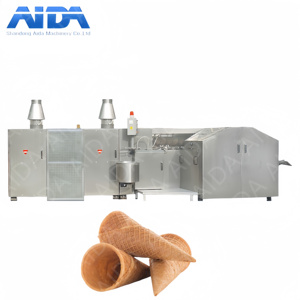 Línea de producción de cono de azúcar en rollo de huevo completamente automática, máquina para hacer conos de gofres, helado de Chocolate, máquina para hacer conos de helado - Product Image 1